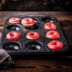 Klausberg KB-7841: Granitowa forma do pieczenia 12 pączków donut 6