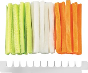 Rozdrabniacz Hendi Szatkownica mandolina japońska do plastrów słupków 3 wymienne ostrza Shogun 380 x 158 mm 5