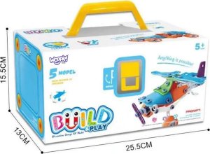 Woopie WOOPIE Zestaw Pojazdów Klocki Konstrukcyjne 5w1 STEM 6