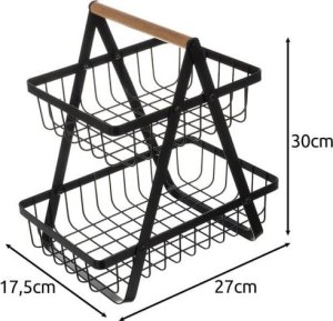 Ruhhy Koszyk dwupoziomowy na owoce/warzywa Ruhhy 24265 2