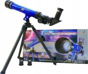 LeanToys Teleskop Edukacyjny Statyw Powiększenie 20x 30x 40 xNiebieski 1