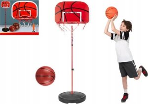 LeanToys Kosz Do Koszykówki Dla Dzieci Kosz Piłka Ogród 139 cm 1