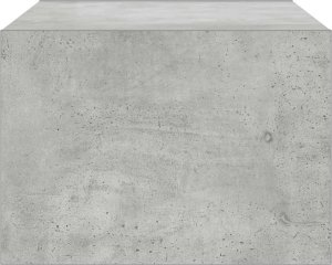 vidaXL vidaXL Szafka pod TV z oświetleniem LED, szarość betonu, 75x35,5x25 cm 8