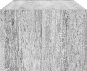 vidaXL vidaXL Szafka pod TV z LED, szary dąb sonoma, 100x35,5x25 cm 8