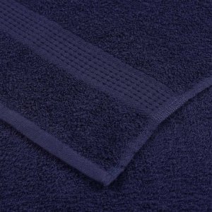 vidaXL vidaXL Ręczniki prysznicowe 2 szt. Granatowy 360 gsm 100% bawełna 6