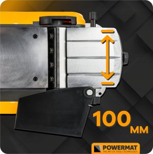 Powermat STRUG ELEKTRYCZNY DO DREWNA HEBLARKA 2000W HEBEL STOLARSKI STRUGARKA NOŻE 2