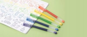 Xiaomi Xiaomi BHR8860GL długopis żelowy Niebieski, Zielony, Pomarańczowy, Fioletowy, Żółty 5 szt. 4