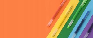 Xiaomi Xiaomi BHR8860GL długopis żelowy Niebieski, Zielony, Pomarańczowy, Fioletowy, Żółty 5 szt. 7