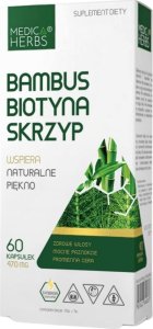 Medica Herbs Medica Herbs Bambus Biotyna Skrzyp - 60 kapsułek 1