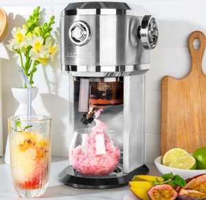 Kostkarka do lodu Gastroback Gastroback Design Ice Shaver 0,2 l Stal nierdzewna 35 W Prąd elektryczny 11