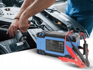 ExtraLink EXTRALINK AUTOMATYCZNY PROSTOWNIK DO AKUMULATORA 12/24V 8A NIEBIESKI 2