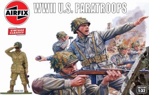 Figurka Airfix Figurki II WŚ Spadochroniarze USA skala 1:32 1