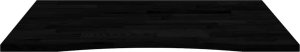 vidaXL Blat biurka, ciemnobrązowy, 100x80x2,5 cm, lite drewno dębowe 5