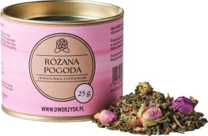 Dworzysk Herbata biała sypana Różana Pogoda 25g 1