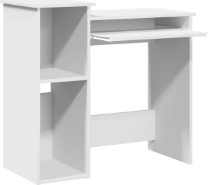 Biurko vidaXL Białe 84 cm x 40 cm 4