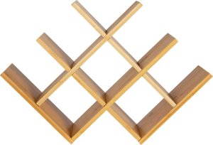 Brunbeste PÓŁKA STOJAK BAMBUSOWY NA 8 BUTEK WINA 3804 3