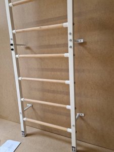 Małpiszon Drabinka gimnastyczna do ćwiczeń metalowa beżowa Sport Child 3