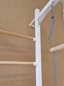 Małpiszon Drabinka gimnastyczna do ćwiczeń metalowa beżowa Sport Child 6