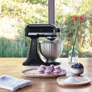 Robot planetarny KitchenAid Robot planetarny KitchenAid 5K45SSEOB 4,3L Czarny Kuchenny Mikser Melakser 5