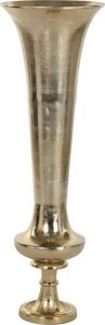 Bigbuy Home Wazon Home ESPRIT Złoty Aluminium Nowoczesny Kieliszek do wina 32 X 32 X 98 cm 1