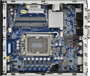 Komputer Shuttle Shuttle DH770 komputer typu barebone Wielkość PC 1.35L Czarny Intel H770 LGA 1700 6