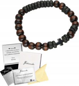 Radziszewska Jewellery Bransoletka Męska Różaniec Drewno Naturalne Dzień Chłopaka Prezent 1