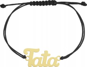 Radziszewska Jewellery Bransoletka Złota Tata Srebro 925 Grawer Sznurek Prezent dla Taty 1