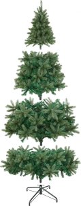 Tectake Sztuczna choinka Prancer, igły formowane wtryskowo - 230 cm 5