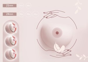 Neno Lejek 24mm z tworzywa z łącznikiem do laktatora NENO 4