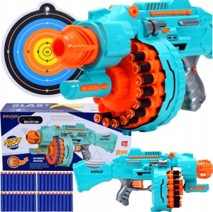 Skleplolki AUTOMATYCZNA WYRZUTNIA PISTOLET KARABIN NA STRZAŁKI Z MAGAZYNKIEM NA PIANKI 1