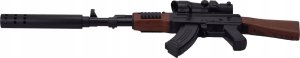 Skleplolki PISTOLET NA KULKI BB 6MM KARABIN SNAJPERKA LUNETA AWP ZABAWKA DLA DZIECI 5