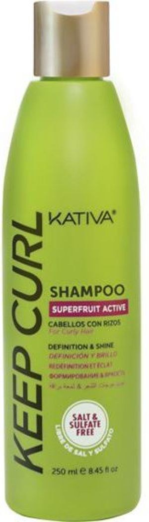 Kativa KEEP CURL Superfruit Active Szampon nabłyszczający definiujący loki 250 ml 1