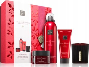 Rituals RITUALS SET (THE RITUAL OF AYURVEDA FOAMING SHOWER GEL 200ML + BODY CREAM 100ML + BODY SCRUB 125g + CANDLE 140G) 1