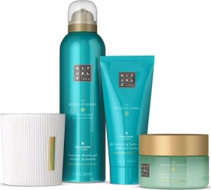 Rituals RITUALS SET (THE RITUAL OF KARMA BODY CREAM 100ML + CANDLE 140G + BODY SCRUB 125G + FOAMING SHOWER GEL 200ML) 2