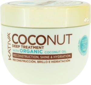 Kativa COCONUT OIL Maska kokosowa odbudowująca i nadająca połysku 250 ml 1