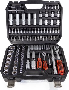 Zestaw narzędzi Forcekraft Zestaw narzędzi 108el. 1/4" & 1/2" (6-kątnych) (4-32mm) 2