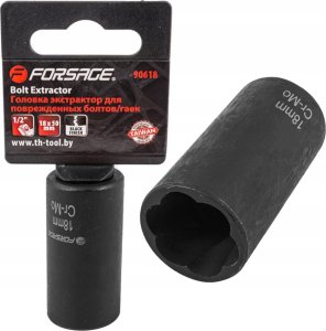 Forsage Nasadka do uszkodzonych śrub nakrętek 18mm 1/2" 1