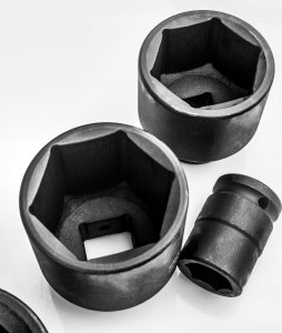 Forcekraft Zestaw narzędzi udarowych 26el. 3/4" (17-50mm) i 1" (55-65mm) (6-kątnych) 8