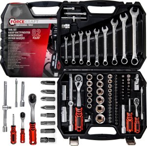 Zestaw narzędzi Forcekraft Zestaw narzędzi 82el. 1/2", 1/4" (6-kątnych)(4-32mm) "Profi" 16