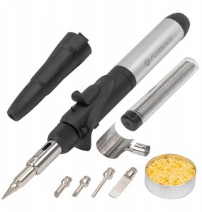 Forsage Lutownica gazowa w zestawie z dyszami i akcesoriami 8el. 2