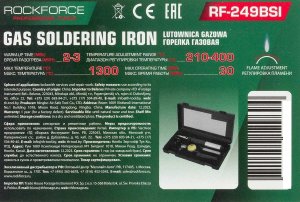 Forsage Lutownica gazowa w zestawie z dyszami i akcesoriami 8el. 5