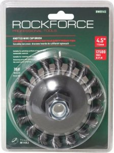 Rockforce Szczotka kątowa tarczowa twarda do szlifierek 100mm 2