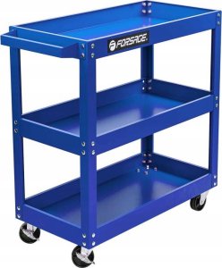 Wózek narzędziowy Forsage Wózek narzędziowy, warsztatowy z 3 półkami, na kółkach 4