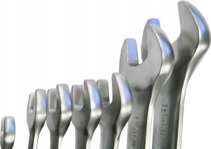 Forsage Zestaw kluczy płasko-oczkowych z grzechotką 7el. (8-19mm) 3