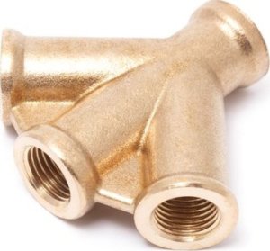 Partner Rozgałęziacz w kształcie litery W gwint wewnętrzny 1/2" 1