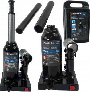 Forsage Lewarek hydrauliczny 2t z zaworem (h min 150mm, h max 278mm, waga 2,6 kg) w walizce 9