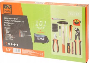 Zestaw narzędzi Isma ZESTAW NARZĘDZIOWY 101EL KLUCZE WKRĘTAKI BITY 4