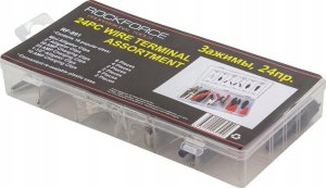 Rockforce Konektory "krokodylki" zakuwane do przewodów 24el. 2