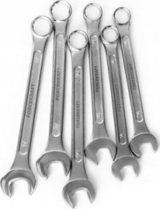 Forcekraft Zestaw kluczy płasko-oczkowych 25el. (6-32mm) Cr-V 4