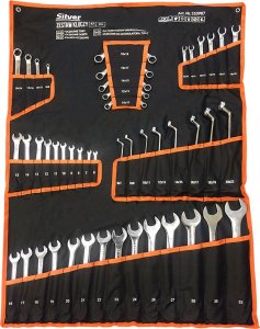 Forcekraft Zestaw kluczy płasko-oczkowych 25el. (6-32mm) Cr-V 8